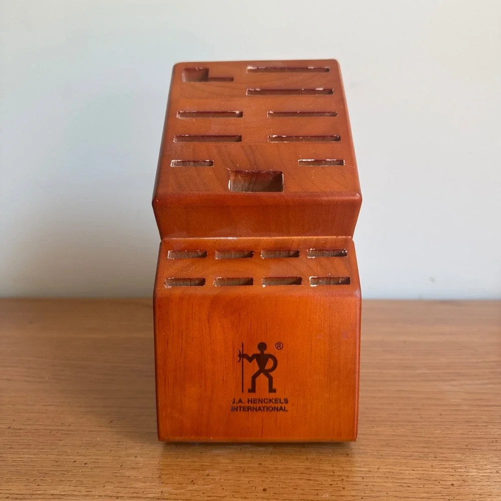 J.A. Henckels International 18 Slot‎ Wood Knife Block Holder 35104-102